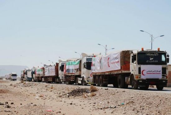 العرب ينشر صورا من قوافل المساعدات الإنسانية في شبوة