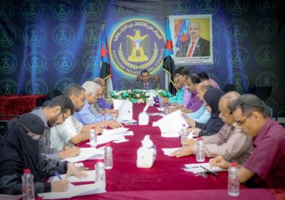 أمانة المجلس الانتقالي تناقش انجازات الفصل الأول من العام الجاري