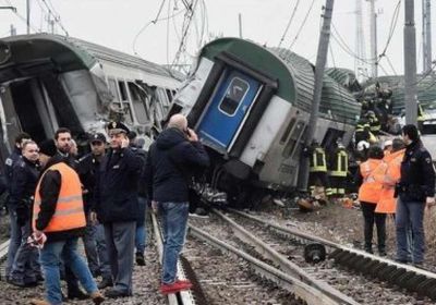 إيطاليا: إصابة 50 شخصًا بتصادم قطارين في مقاطعة كومو