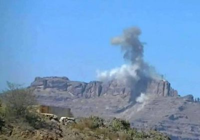 طيران التحالف يشن غارات جوية على تجمعات للمليشيا شمال الضالع