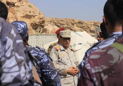 بالصور.. زيارة خاصة من البحسني لنقطة شموسة في المكلا