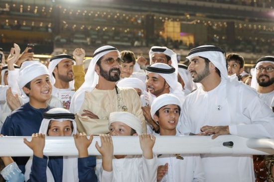 ولي عهد أبوظبي يهنئ بن راشد بفوز "ثندر سنو" بكأس دبي العالمي