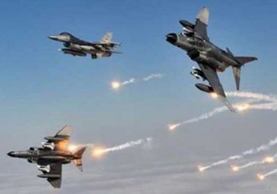 عاجل ..غارات للتحالف على مواقع مليشيات الحوثي غرب الضالع