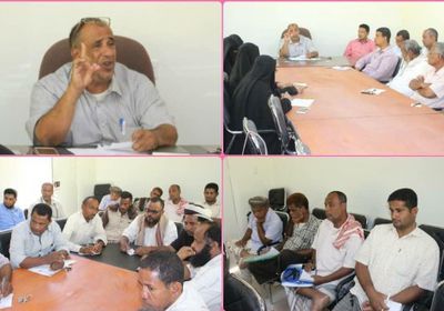 مناقشة لائحة الامتحانات النهائية لمرحلتي التعليم الأساسي والثانوي بالشحر