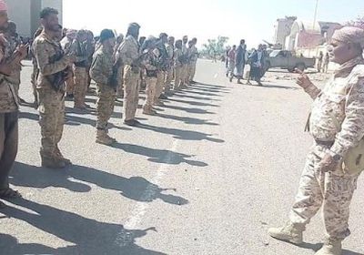 قوات اللواء الأول مقاومة تعزز جبهتي العود ومريس بشمال الضالع 