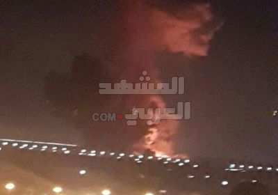 انفجار ضخم يهز مديرية شبام ويتسبب بانقطاع الكهرباء