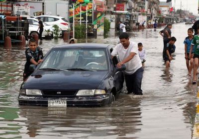 فيضانات إيران تُغرق الأحواز واحتجاجات شعبية ضد فساد النظام (فيديو)