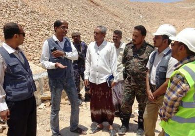 بتمويل سعودي..إعادة تأهيل عقبة حلفون بمديرية الديس الشرقية بحضرموت (صور)