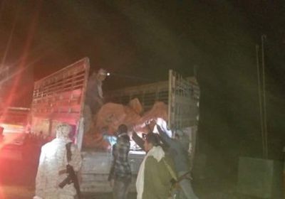 ضبط شحنة قذائف وذخائر كانت في طريقها للحوثيين جنوب شرق تعز(صور)