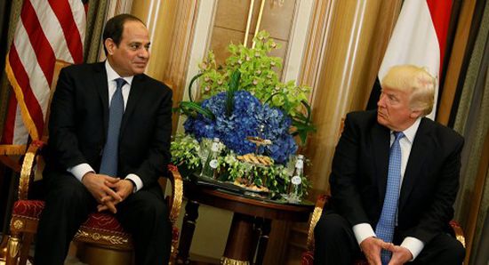ترامب: حققنا تقدم كبير مع مصر في مجال مكافحة الإرهاب