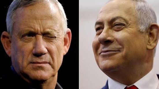 مفارقة بالانتخابات الإسرائيلية: نتنياهو وغانتس يعلنان فوزهما