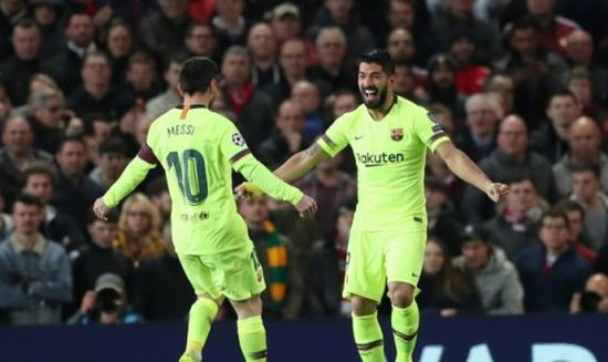 نادي برشلونة يُنهي عقدة «أولد ترافورد» بالفوز على مانشستر يونايتد بدوري الأبطال