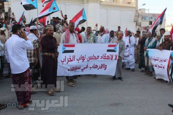 أبناء وادي حضرموت بصوت واحد لـ "المشهد العربي":  لا لانعقاد مجلس النواب على أرضنا