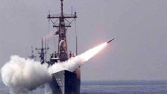 بوارج التحالف تقصف مواقع المليشيات غرب حجة