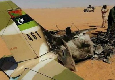 تفاصيل سقوط طائرة حربية للجيش الليبي جنوبي طرابلس