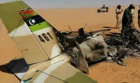 تفاصيل سقوط طائرة حربية للجيش الليبي جنوبي طرابلس