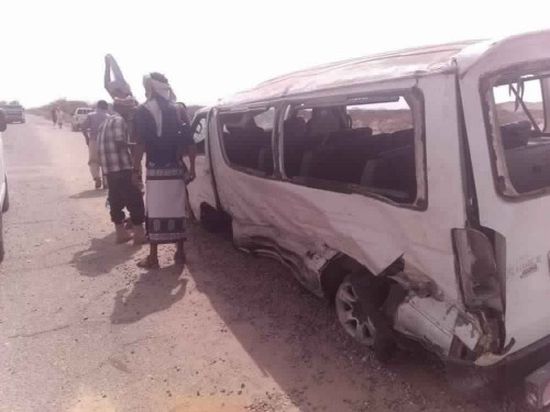 مصرع 4 أشخاص إثر حادث مروري في أبين 