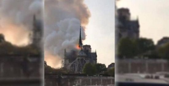 رويترز: لا إصابات في حادث كاتدرائية نوتردام بباريس وإخلاء المنطقة بالكامل