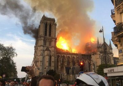 سفارة روسيا لدى فرنسا: خريق كاتدرائة نوتردام خسارة للبشرية جمعاء