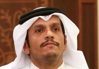 النعيمي يوجه رسالة إلى وزير خارجية قطر