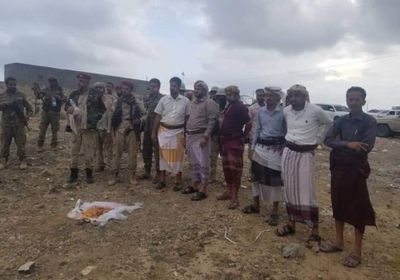 قائد اللواء الثالث دعم وإسناد يزور معسكر العر بيافع 