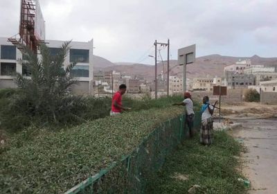 بالتزامن مع ذكرى التحرير..حملات تجميلة موسعة بحضرموت (صور) 