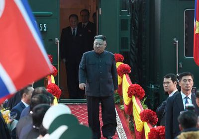 قطار زعيم كوريا الشمالية عبر الحدود الروسية