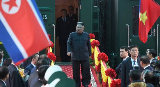 قطار زعيم كوريا الشمالية عبر الحدود الروسية