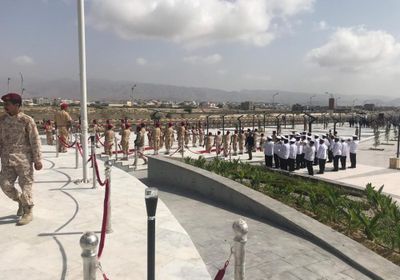 شاهد.. حفل افتتاح النصب التذكاري في العاصمة الحضرمية المكلا