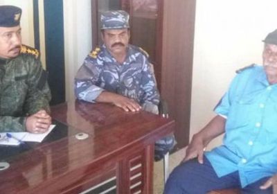 زيارة خاصة من القائم بأعمال مدير أمن مديرية الشحر لمركز الحامي