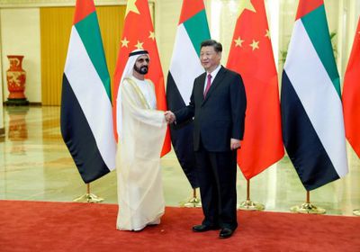 حاكم دبي يغرد عقب لقائه بالرئيس الصيني 