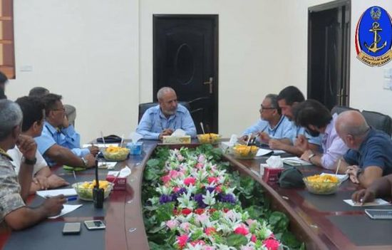 وفد أممي بحري يزور مصلحة خفر السواحل في العاصمة عدن (تفاصيل)