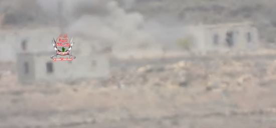 تدمير طقم عسكري حوثي في جبهة مريس شمال الضالع (فيديو)
