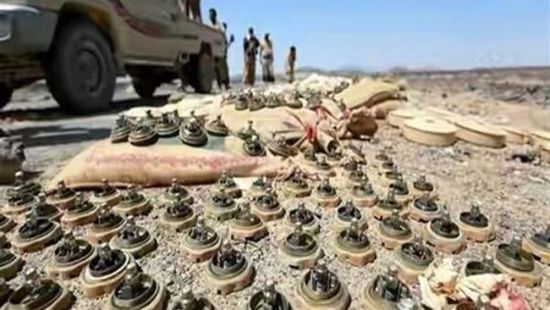 تفاصيل تفكيك أكثر من ألف لغم حوثي في الجوف