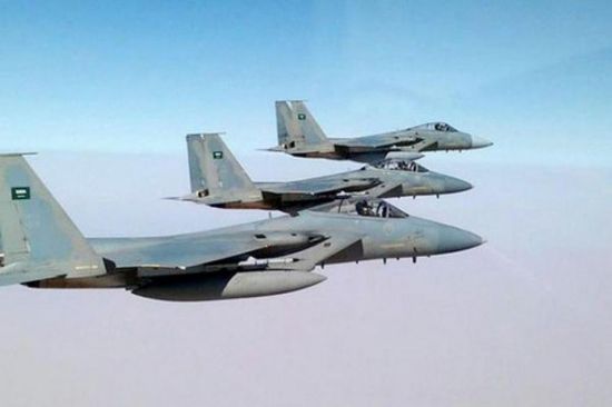 مقاتلات التحالف تشن خمس غارات على مواقع الحوثي بحجة