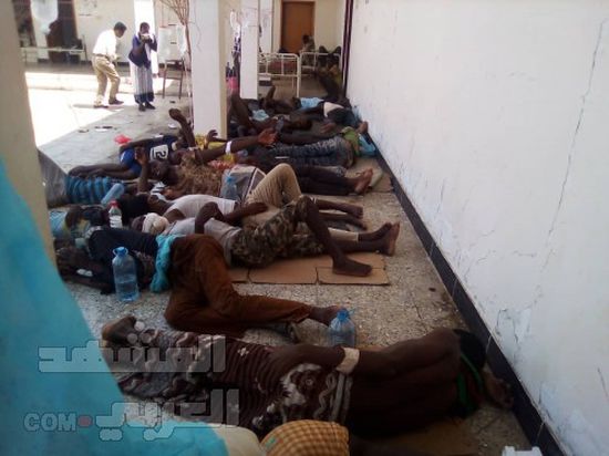 80 إفريقياً يستقبلهم قسم العزل بمستشفى ابن خلدون ومدير صحة لحج يطلق نداء استغاثة (صور)