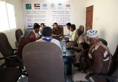 بتمويل إماراتي سعودي..تدشين عملية تشكيل اللجان المجتمعية في رضوم بشبوة