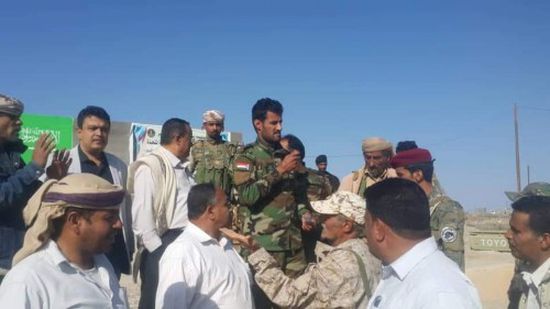 وفد من الجمعية الوطنية الجنوبية يزور جبهات الحدود بيافع (صور)