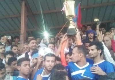 شعب الديوان يحصل على بطولة دوري الشهداء لكرة القدم بردفان 