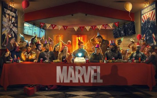 فريق عمل  Avengers: End Game يحتفل بعيد ميلاد Iron Man (فيديو)