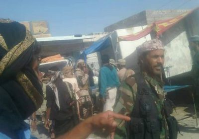 حملة أمنية لتنظيم الشارع العام في المحفد