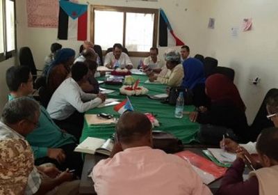 انعقاد الاجتماع الدوري للهيئة التنفيذية للقيادة المحلية بلحج