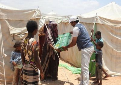 توزيع 3,100 كرتون لحوم في عدد من مديريات المهرة