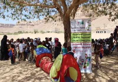 مشروع المساحات الصديقة يصل لأكثر من 3 آلاف طفل بحضرموت خلال أبريل