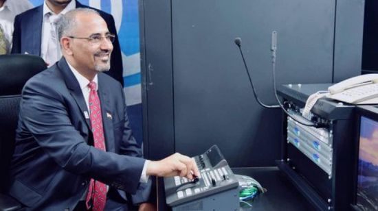 الزُبيدي يدشن ترددات قناتين فضائيتين جنوبيتين ستُبثان من العاصمة عدن