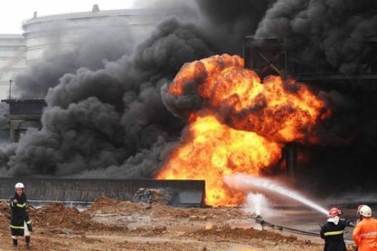 استهداف محطتي نفط سعوديتين بطائرات بدون طيار