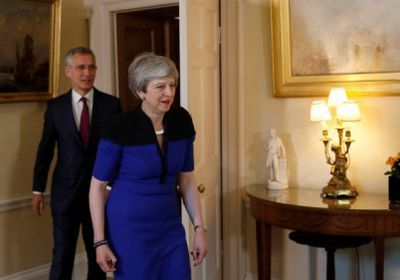 ماي وستولتنبرغ يناقشان قمة حلف الناتو المزمع عقدها بلندن في ديسمبر