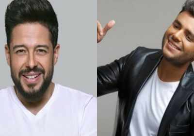 بالفيديو.. مباراة تنس تجمع بين رامي صبري ومحمد حماقي