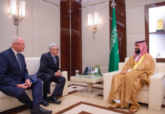 بن سلمان يلتقي مبعوث الرئيس الأمريكي للشأن السوري في جدة