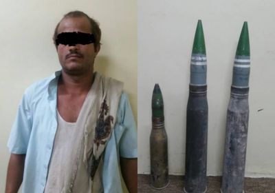 الحزام الأمني يضبط عددًا من ذخائر الدبابات في مدينة الشيخ عثمان 